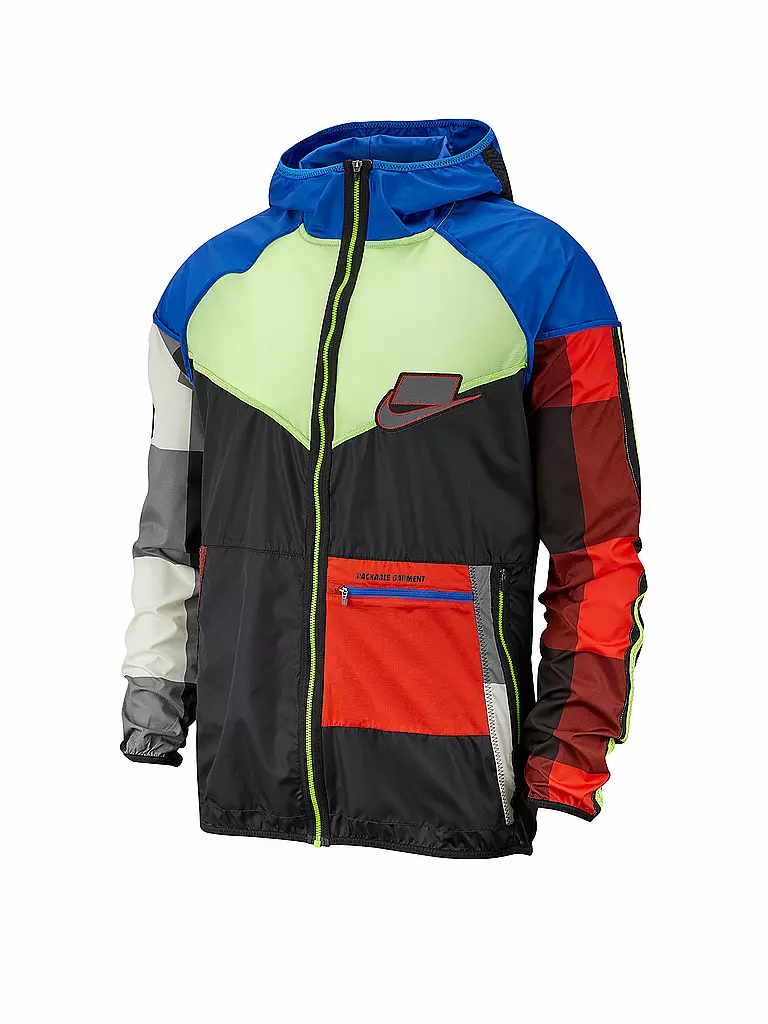 NIKE Herren Laufjacke Wild Run Windrunner bunt